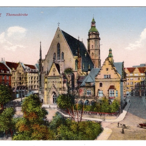 AK, Leipzig, Sachsen, Thomaskirche, Ansichtskarte (S5406)