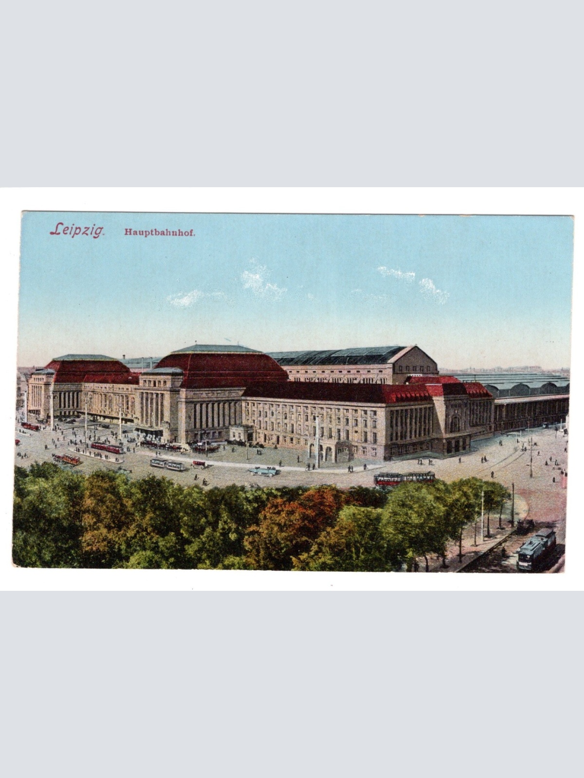AK, Leipzig, Sachsen, Hauptbahnhof, Ansichtskarte (S5410)
