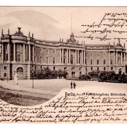 AK, Berlin, Königliche Bibliothek, Ansichtskarte (S5415)