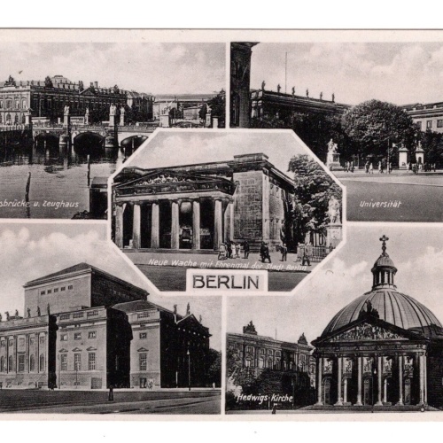 AK, Berlin, Universität, Oper, Hedwigs-Kirche, Ansichtskarte (S5416)