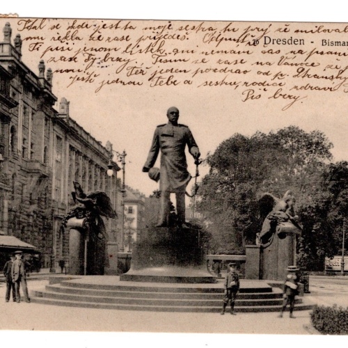 AK, Dresden, Sachsen, Bismarckdenkmal, Ansichtskarte (S5452)