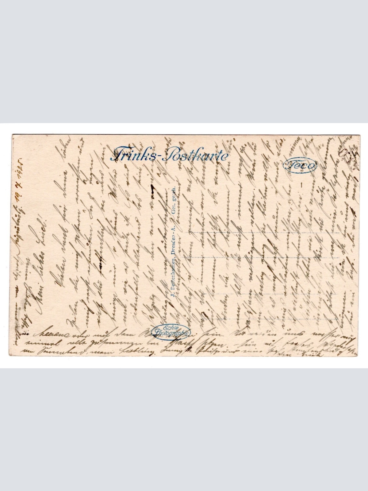 AK, Dresden, Sachsen, Elbpartie, Ansichtskarte (S5455)