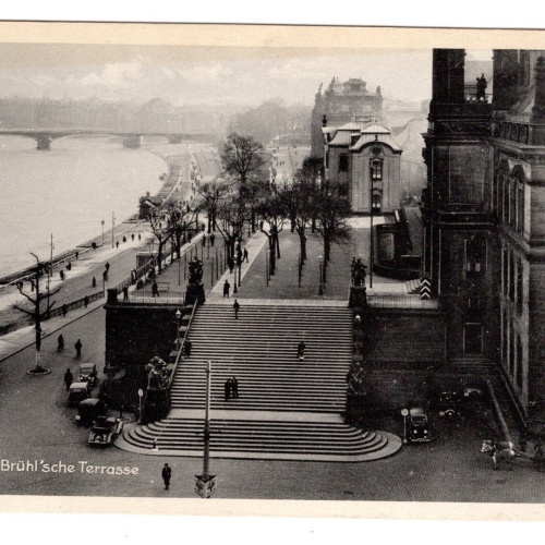 AK, Dresden, Sachsen, Brühl'sche Terrasse, Ansichtskarte (S5458)