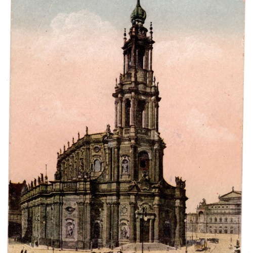 AK, Dresden, Sachsen, Katholische Hofkirche, Ansichtskarte (S5461)