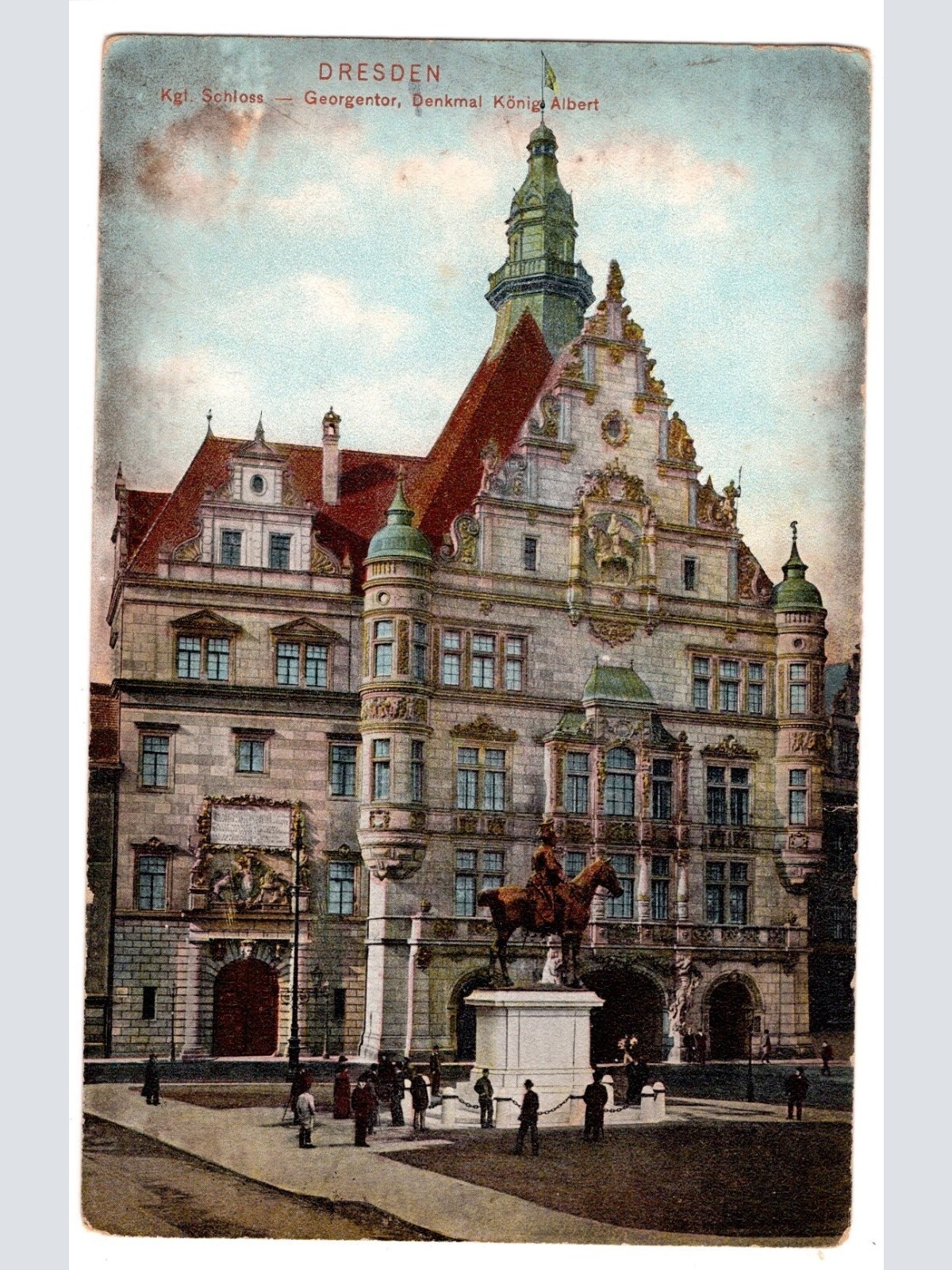 AK, Dresden, Sachsen, Kgl. Schloss, Ansichtskarte (S5466)