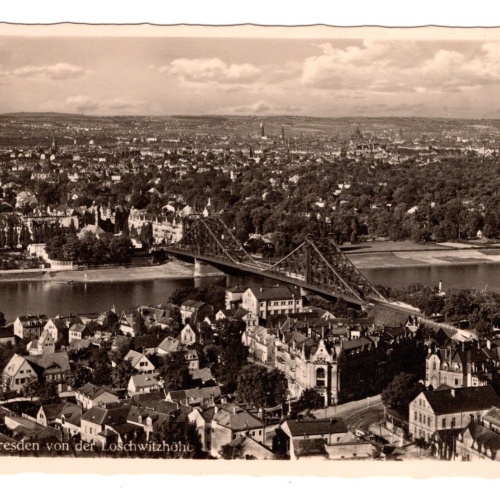 AK, Dresden, Sachsen, von der Loschwitzhöhe, Ansichtskarte (S5467)