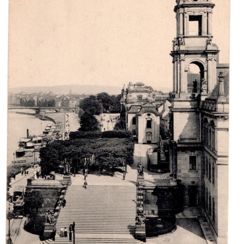 AK, Dresden, Sachsen, Brühlscher Garten, Ansichtskarte (S5468)