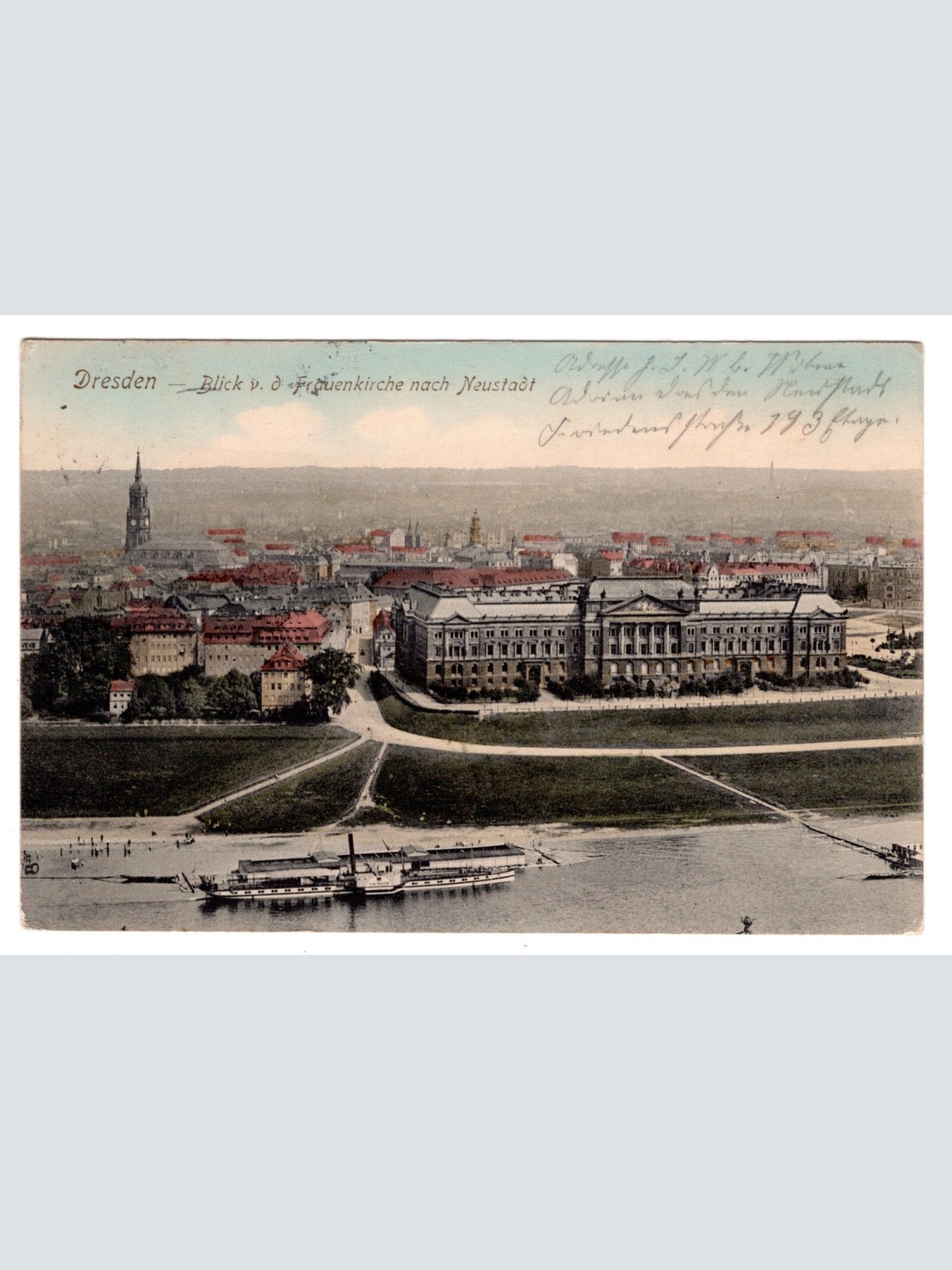AK, Dresden, Sachsen, Blick v. d. Frauenkirche, Ansichtskarte (S5489)