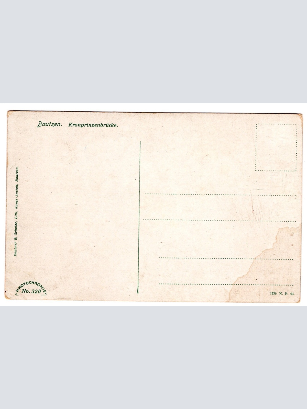 AK, Bautzen, Sachsen, Kronprinzenbrücke, Ansichtskarte (S5496)