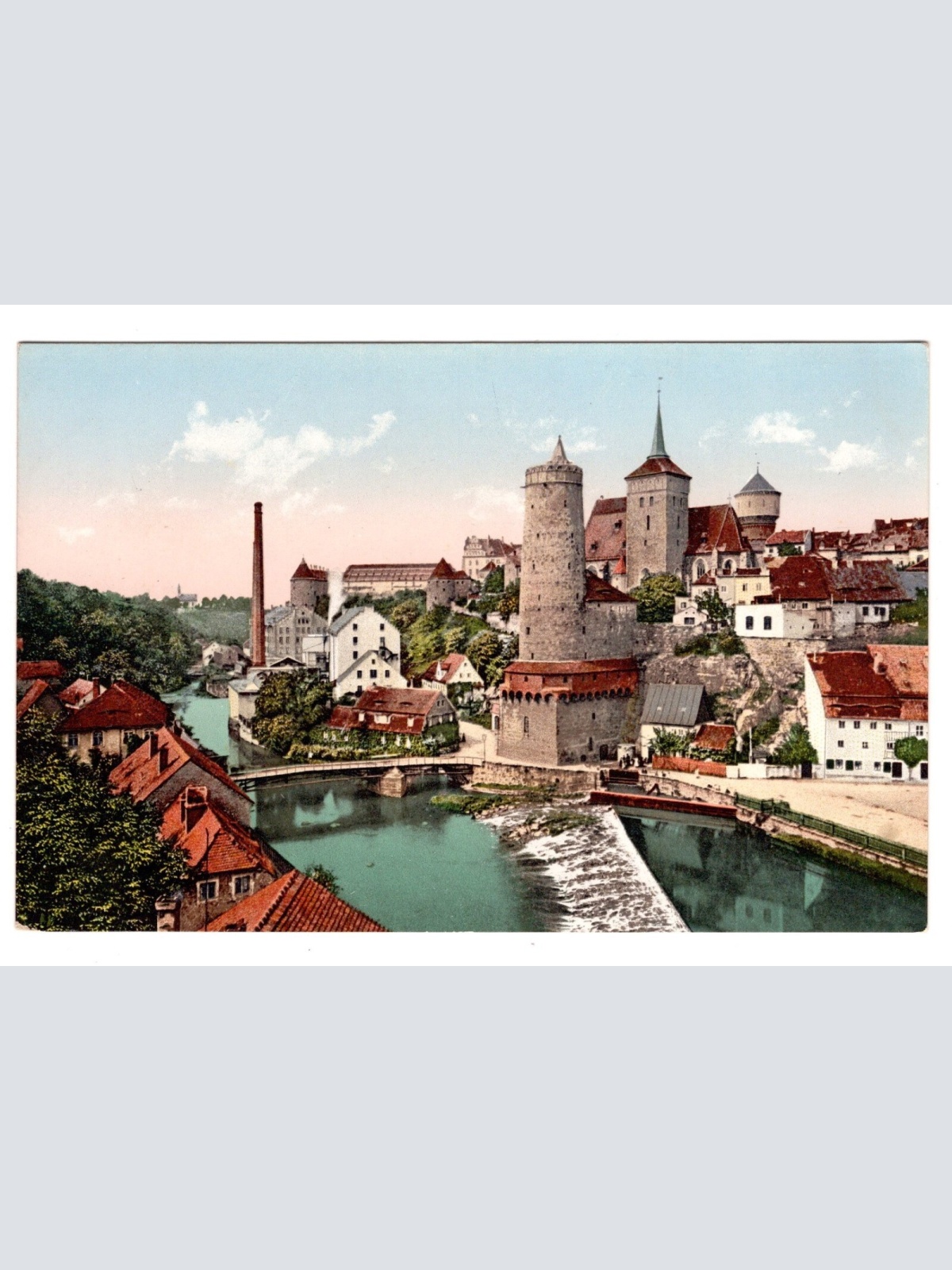 AK, Bautzen, Sachsen, von der Kronprinzenbrücke, Ansichtskarte (S5499)