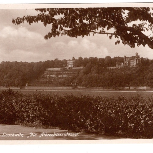 AK, Dresden-Loschwitz, die Albrechtsschlösser, Sachsen, Ansichtskarte (S5527)