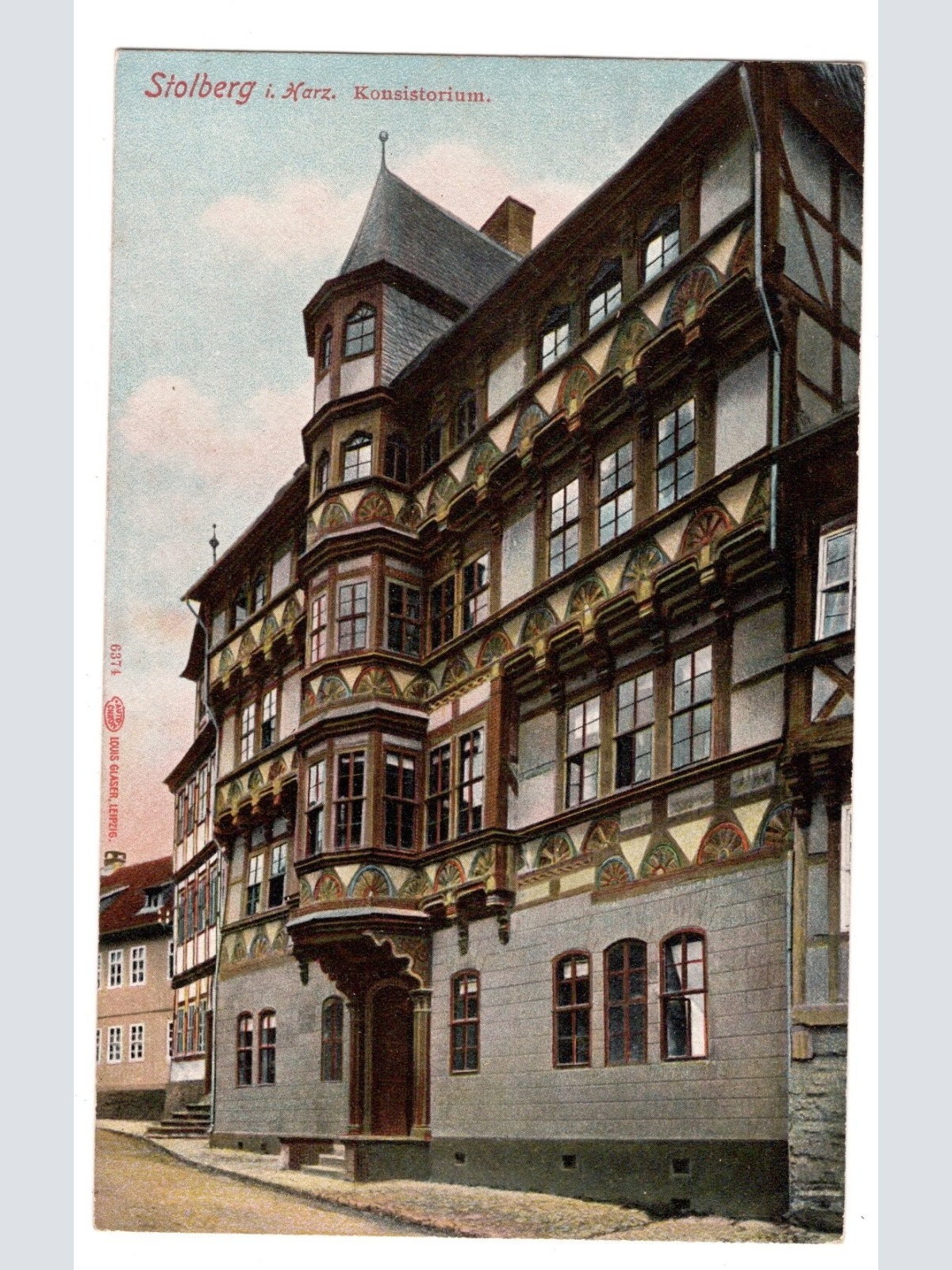 AK, Stolberg i. Harz, Konsistorium, Sachsen-Anhalt, Ansichtskarte (S5533)