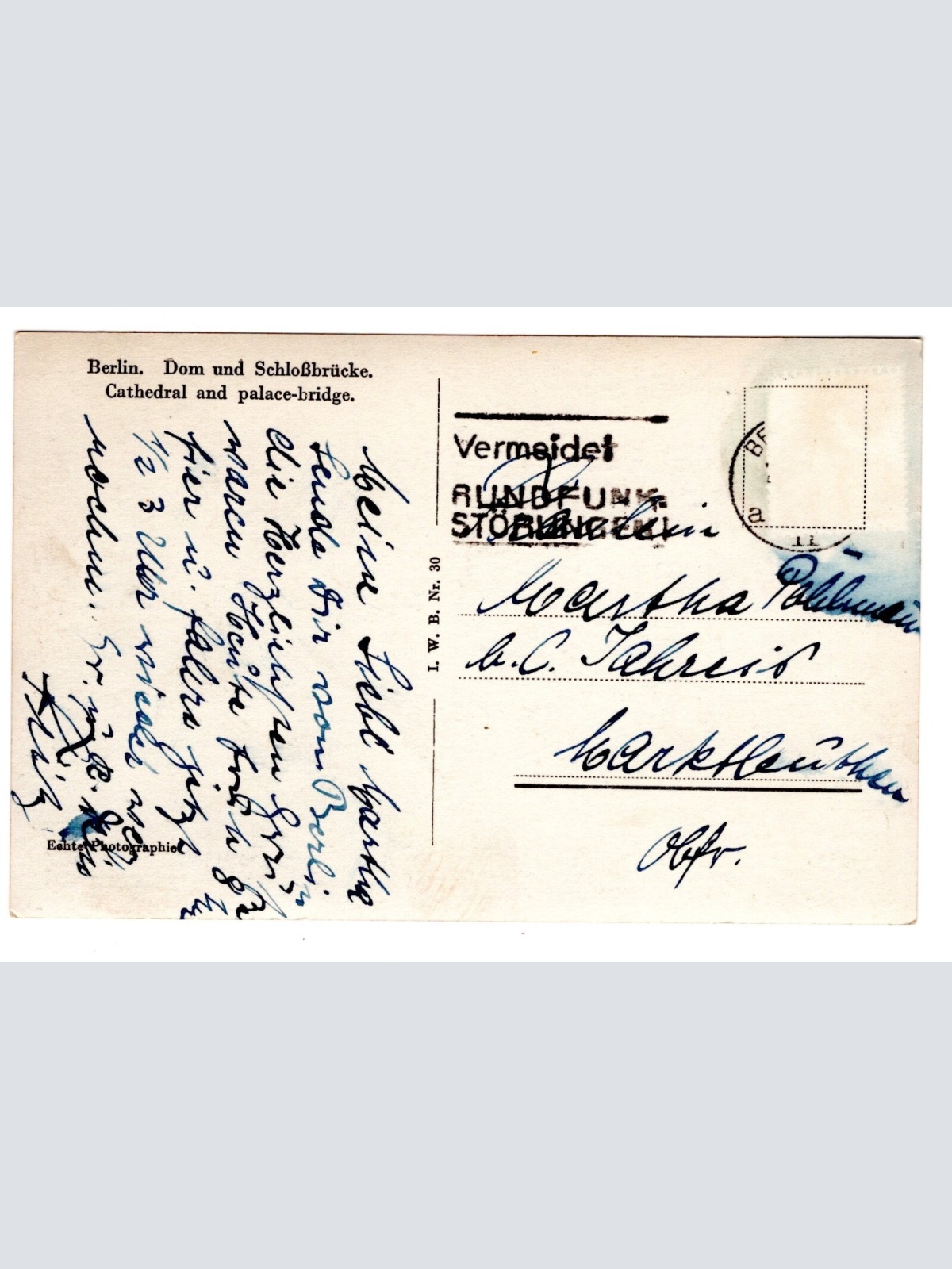 AK, Berlin, Dom und Schlossbrücke, Ansichtskarte (S5566)