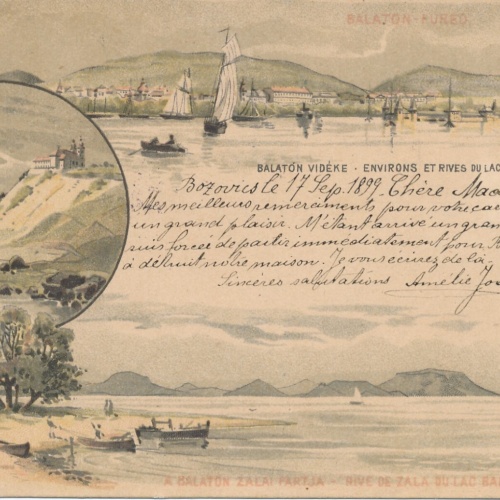 AK aus Balaton Binnensee in Ungarn Ansichtskarte (14146)