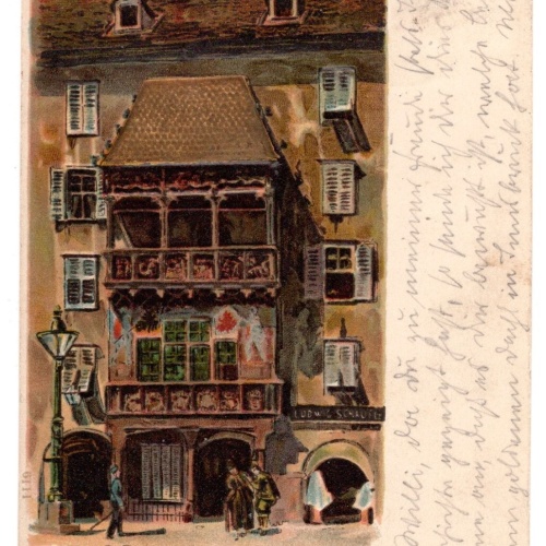 AK, Innsbruck, Goldenes Dachl, Tirol, Ansichtskarte (S5592)