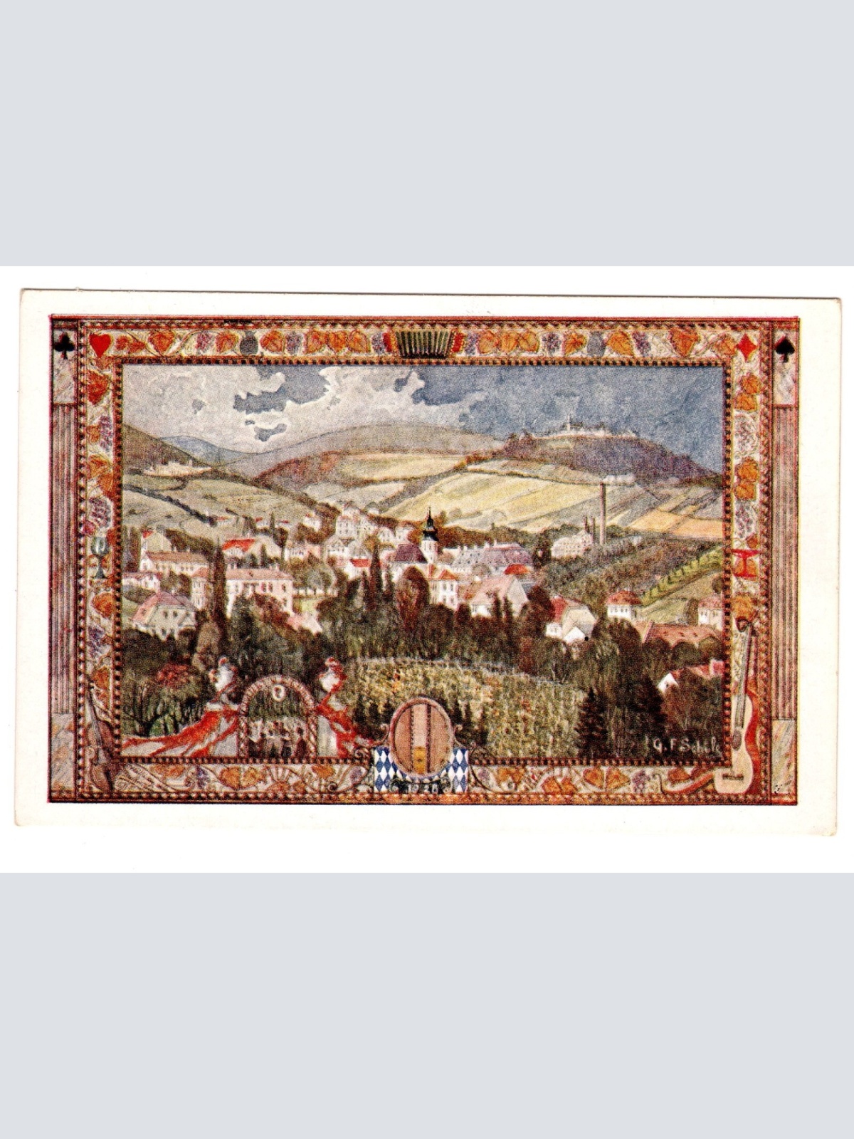 AK, 10. Deutsche Sängerbundfest, Wien, Ansichtskarte (S5607)