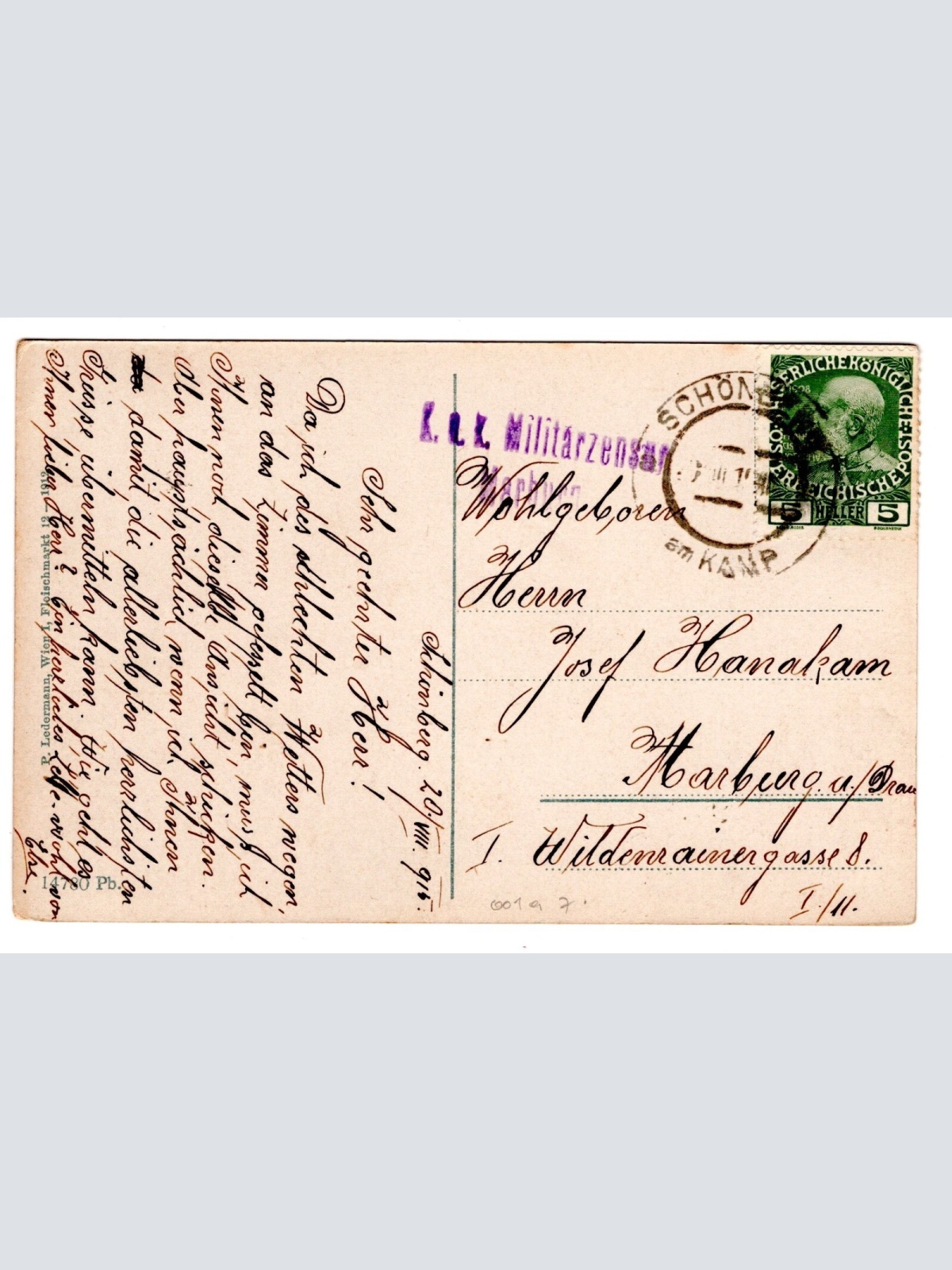 AK, Schönberg am Kamp, Niederösterreich, Ansichtskarte (S5621)