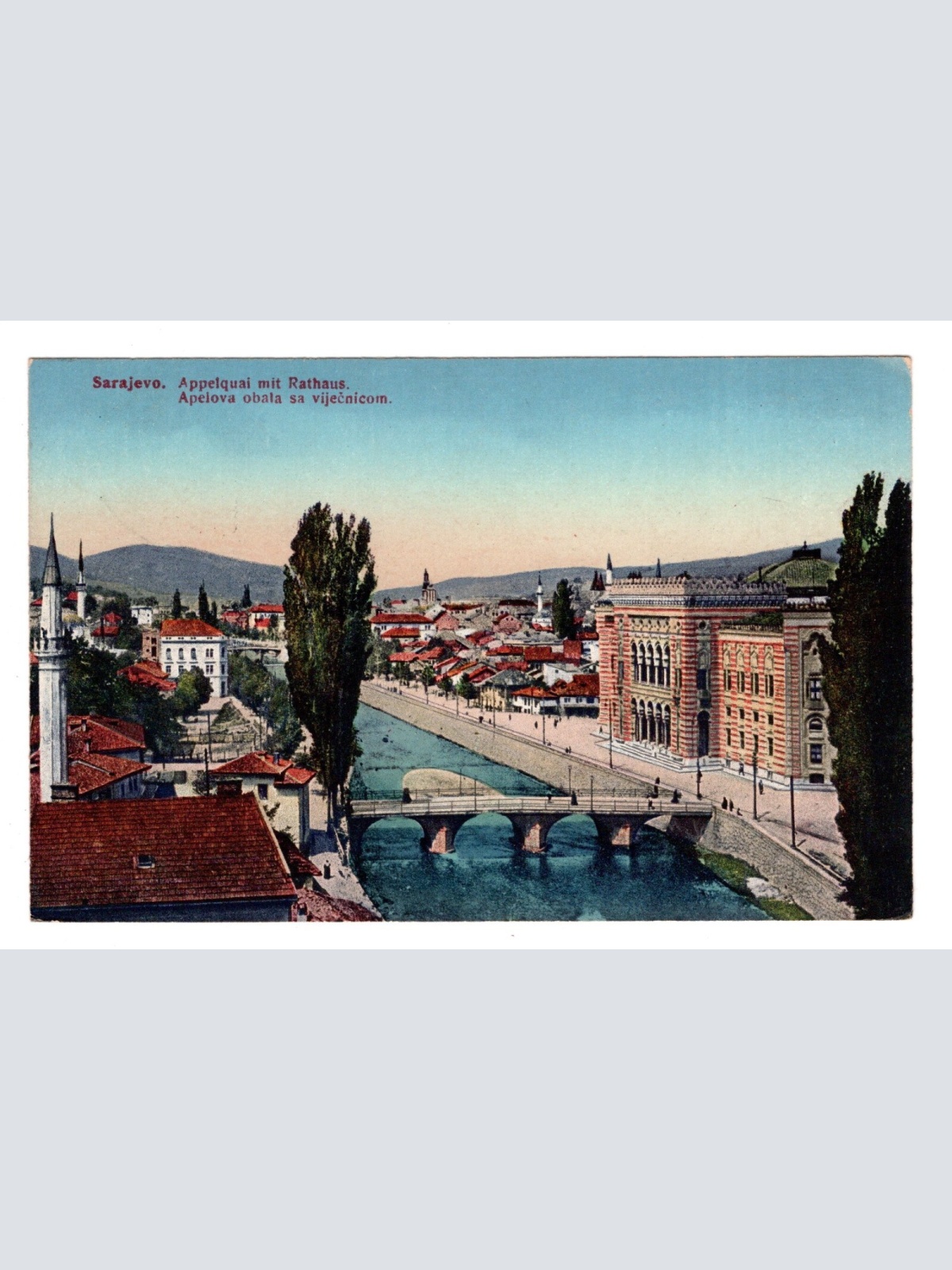 AK, Sarajevo, Bosnien, Ansichtskarte (S5622)