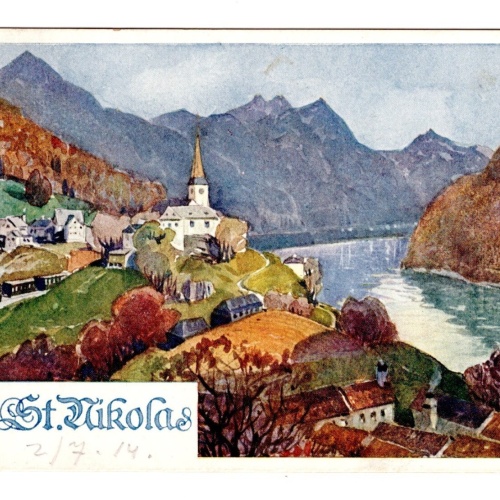 AK, St. Nikola, Oberösterreich, Ansichtskarte (S5629)