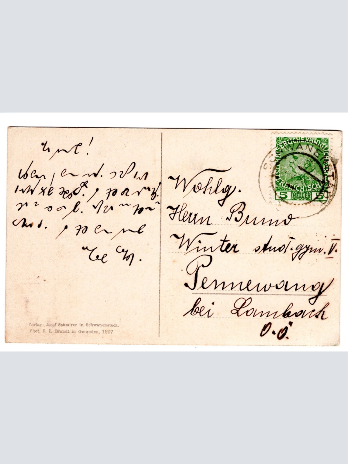 AK, Schwanenstadt, Oberösterreich, Ansichtskarte (S5638)