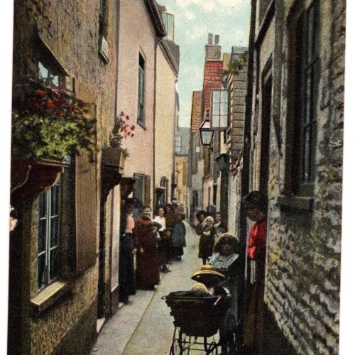 AK, A Yarmouth Row, England, Ansichtskarte (S5694)