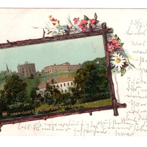 AK, Oberösterreich, der Freienberg bei Linz, Ansichtskarte (S5696)