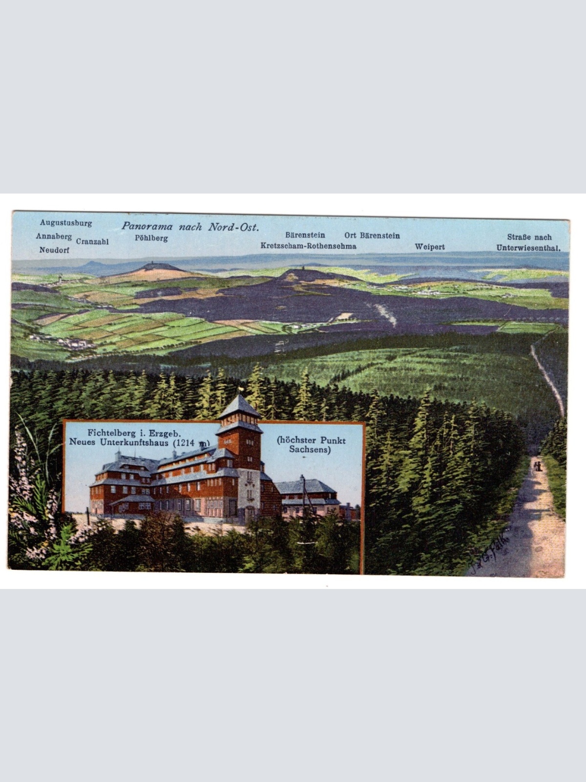 AK, Fichtelberg im Erzgebirge, Sachsen, Ansichtskarte (S5724)