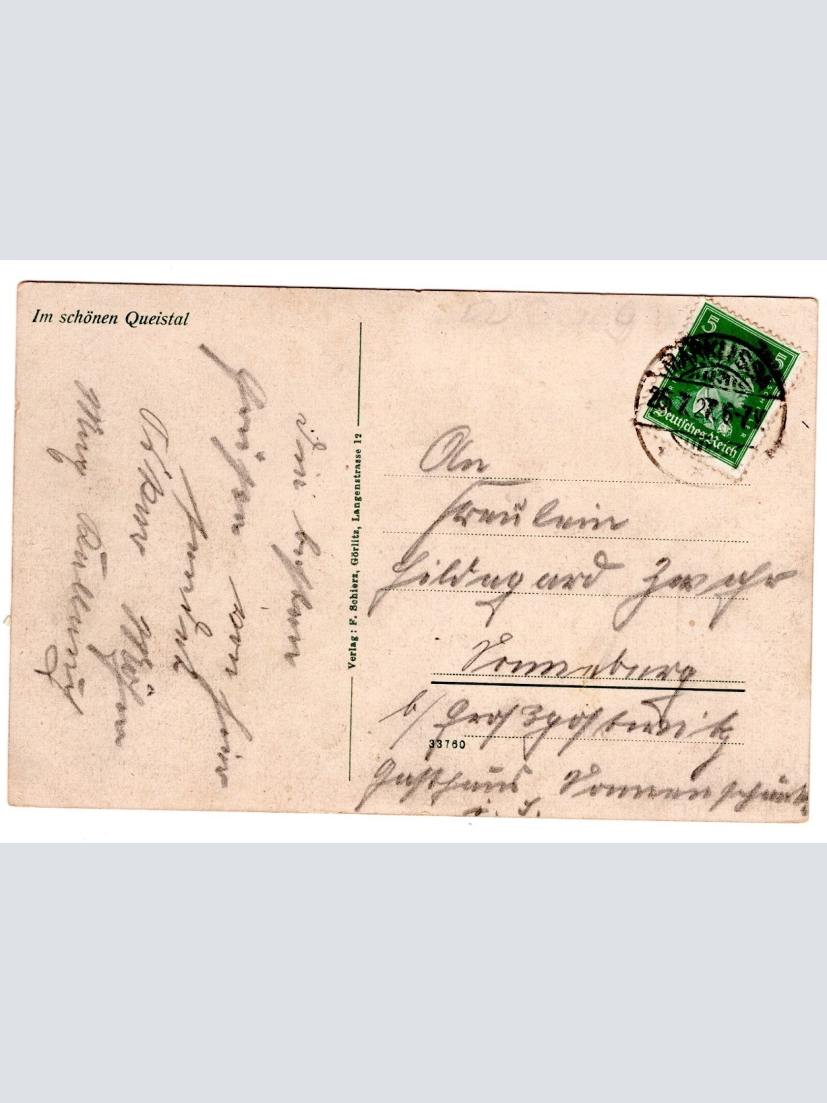 AK, Talsperre Goldentraum, Polen, Ansichtskarte (S5736)