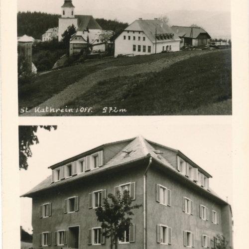 AK aus St. Kathrein Fremdenzimmer Kleinburger Steiermark Ansichtskarte (14184)