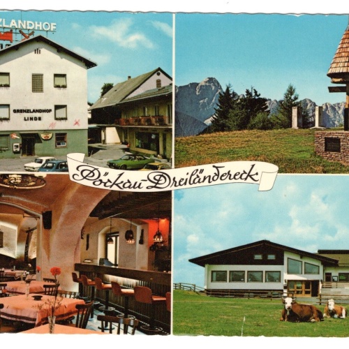 AK, Hotel Linde, Pöckau, Kärnten, Ansichtskarte (S5743)