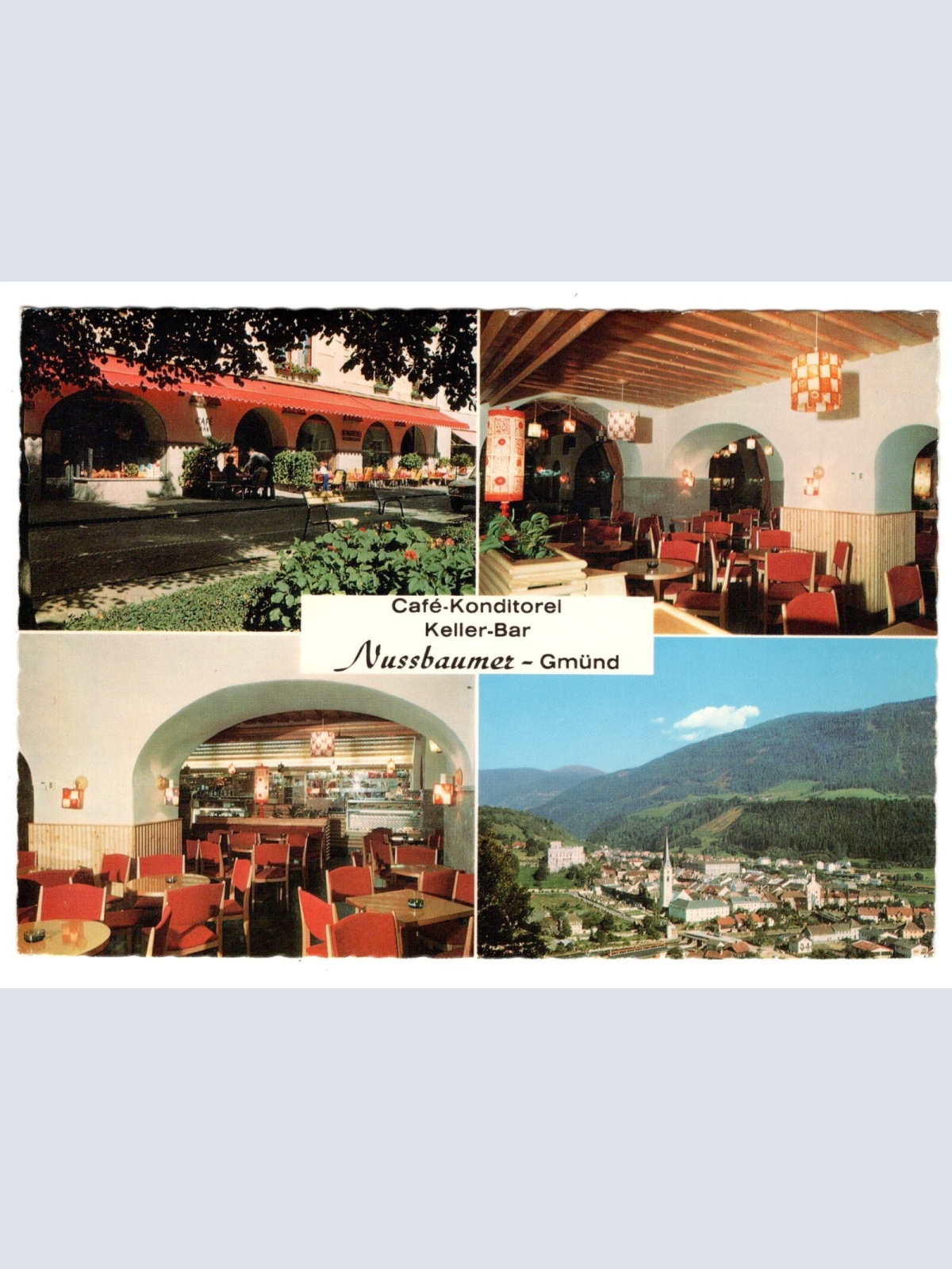 AK, Keller-Bar Nussbaumer, Gmünd, Kärnten, Ansichtskarte (S5745)