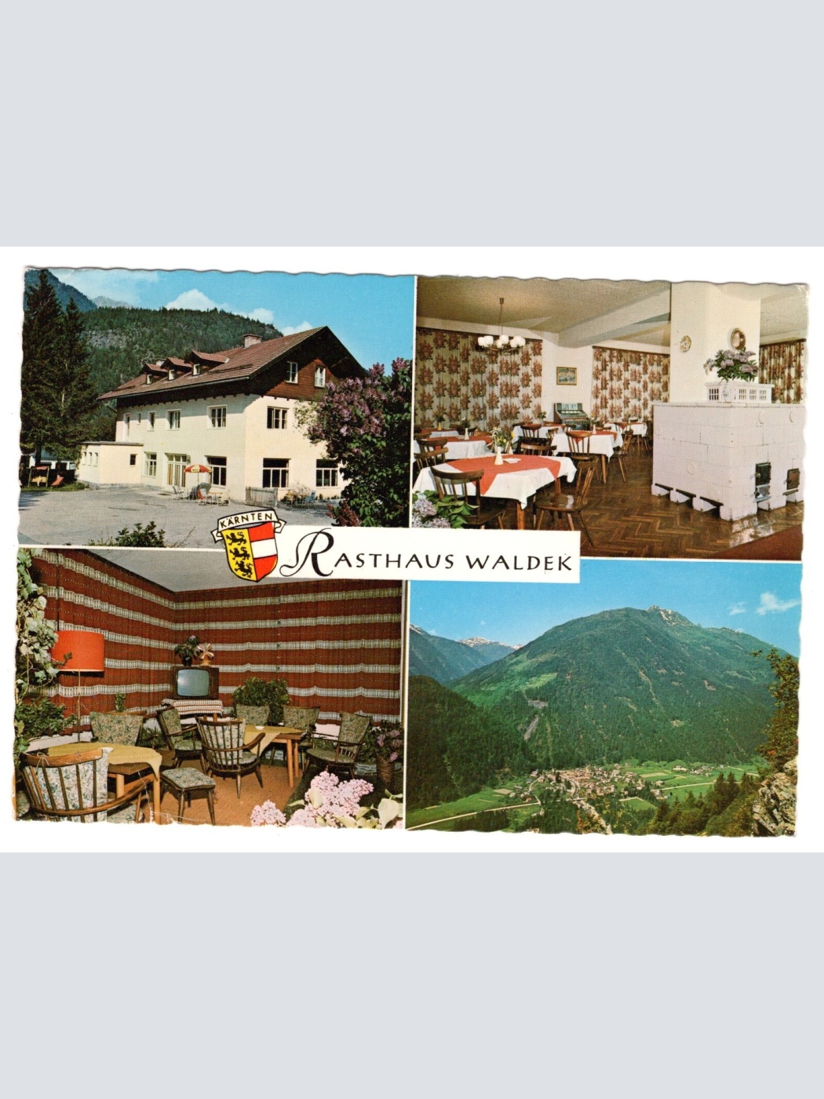 AK, Rasthaus Waldek, Penk-Napplach, Kärnten, Ansichtskarte (S5751)