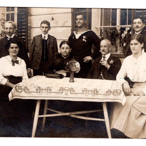 AK, Annodazumals, Gruppenfoto, Ansichtskarte (S5781)