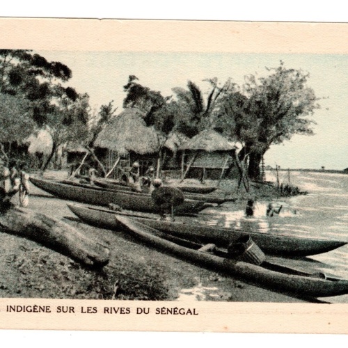 AK, Village Indigene sur les Rives du Senegal, Ansichtskarte (S5801)