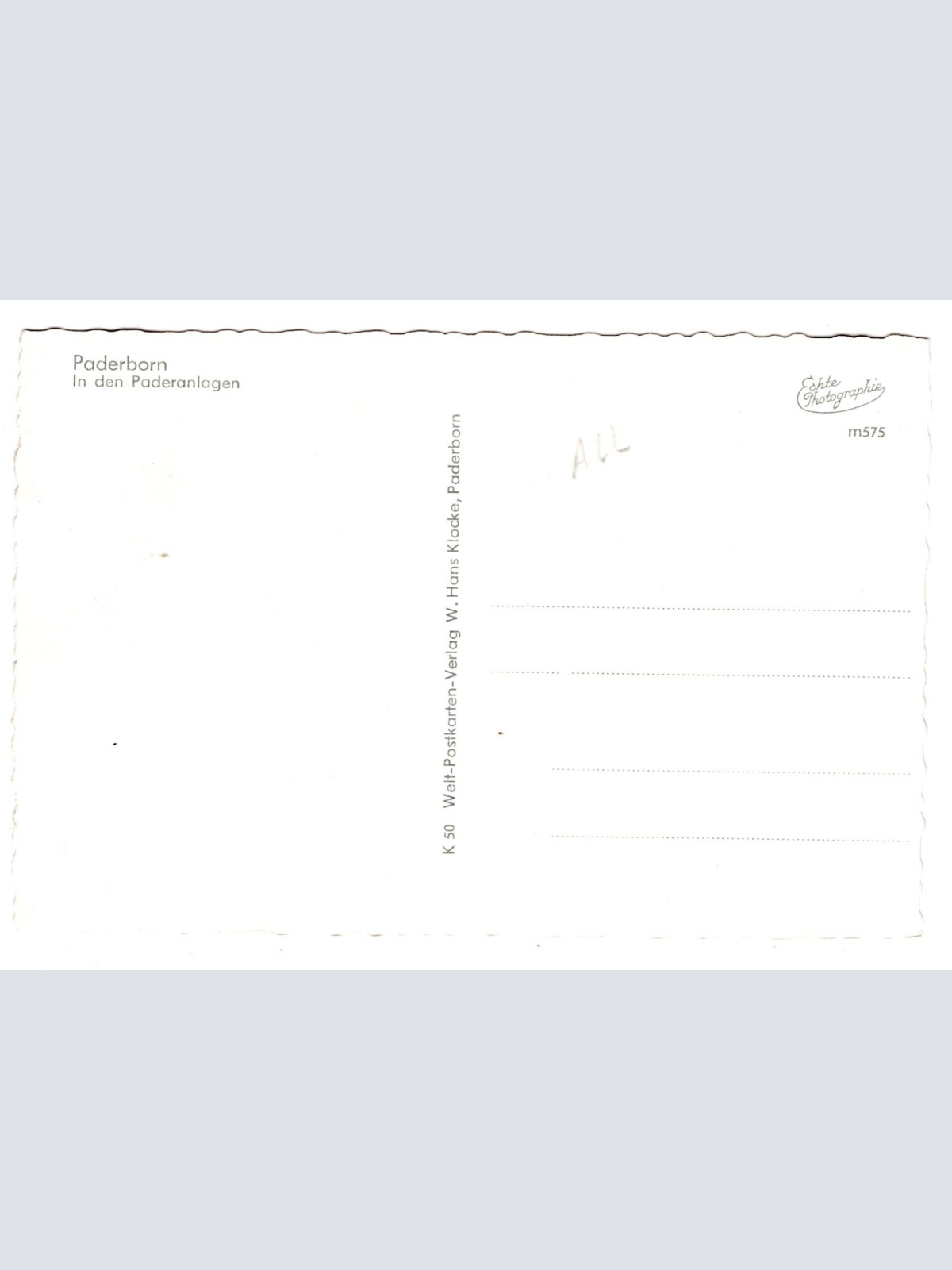 AK, Paderborn, Nordrhein-Westfalen, Ansichtskarte (S5823)