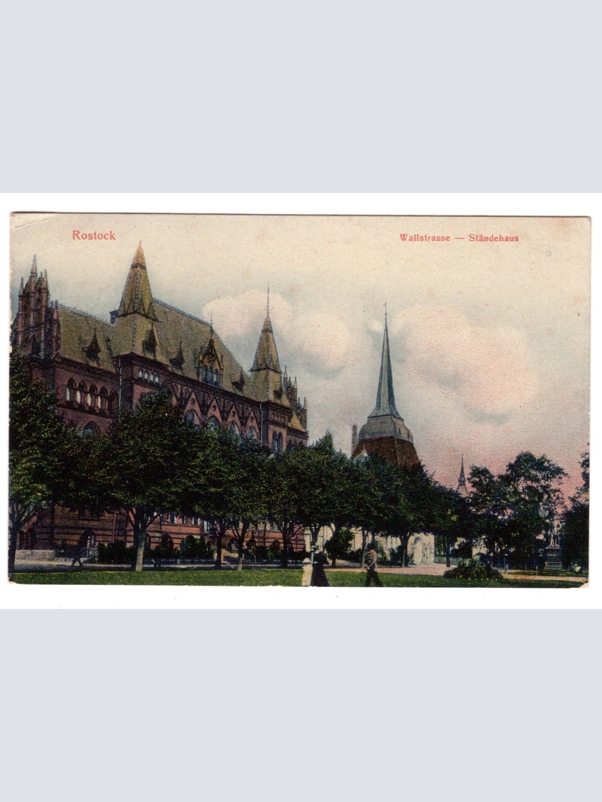 AK, Rostock, Wallstraße, Mecklenburg-Vorpommern, Ansichtskarte (S5830)