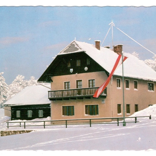 AK, Schutzhütte Schoberstein, Oberösterreich, Ansichtskarte (S5836)