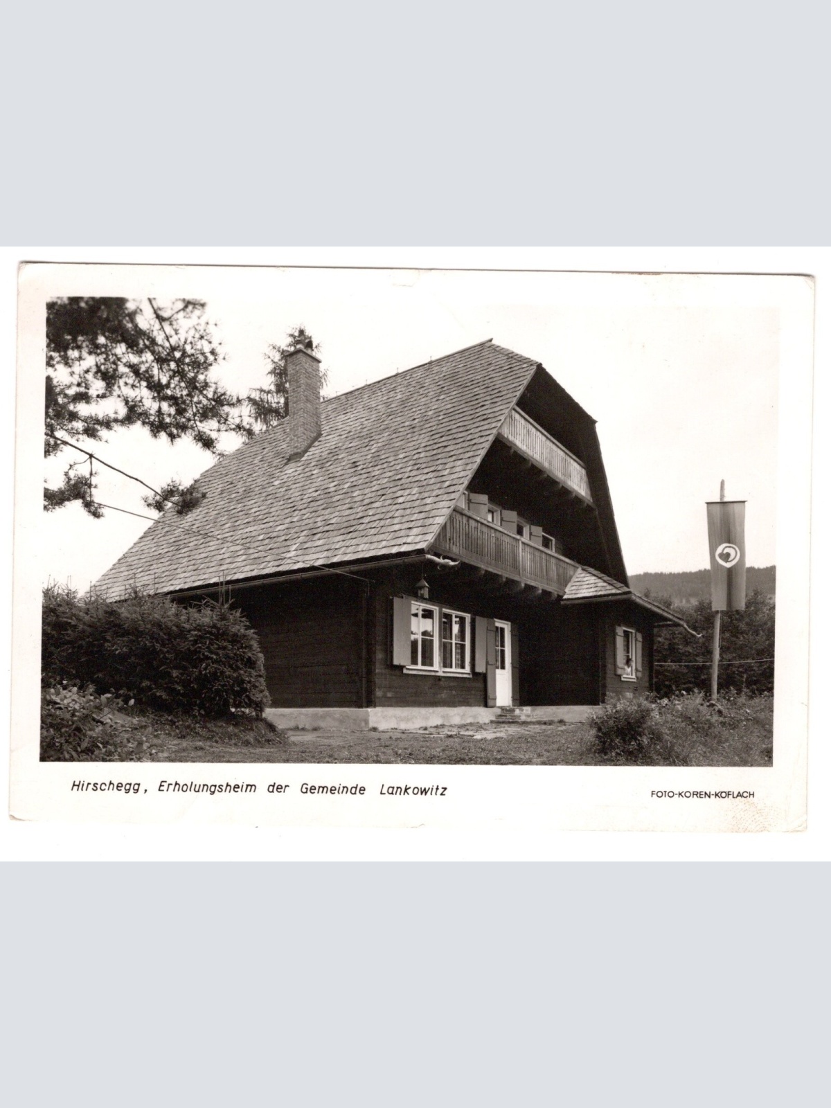 AK, Hirschegg, Erholungsheim, Lankowitz, Steiermark, Ansichtskarte (S5853)