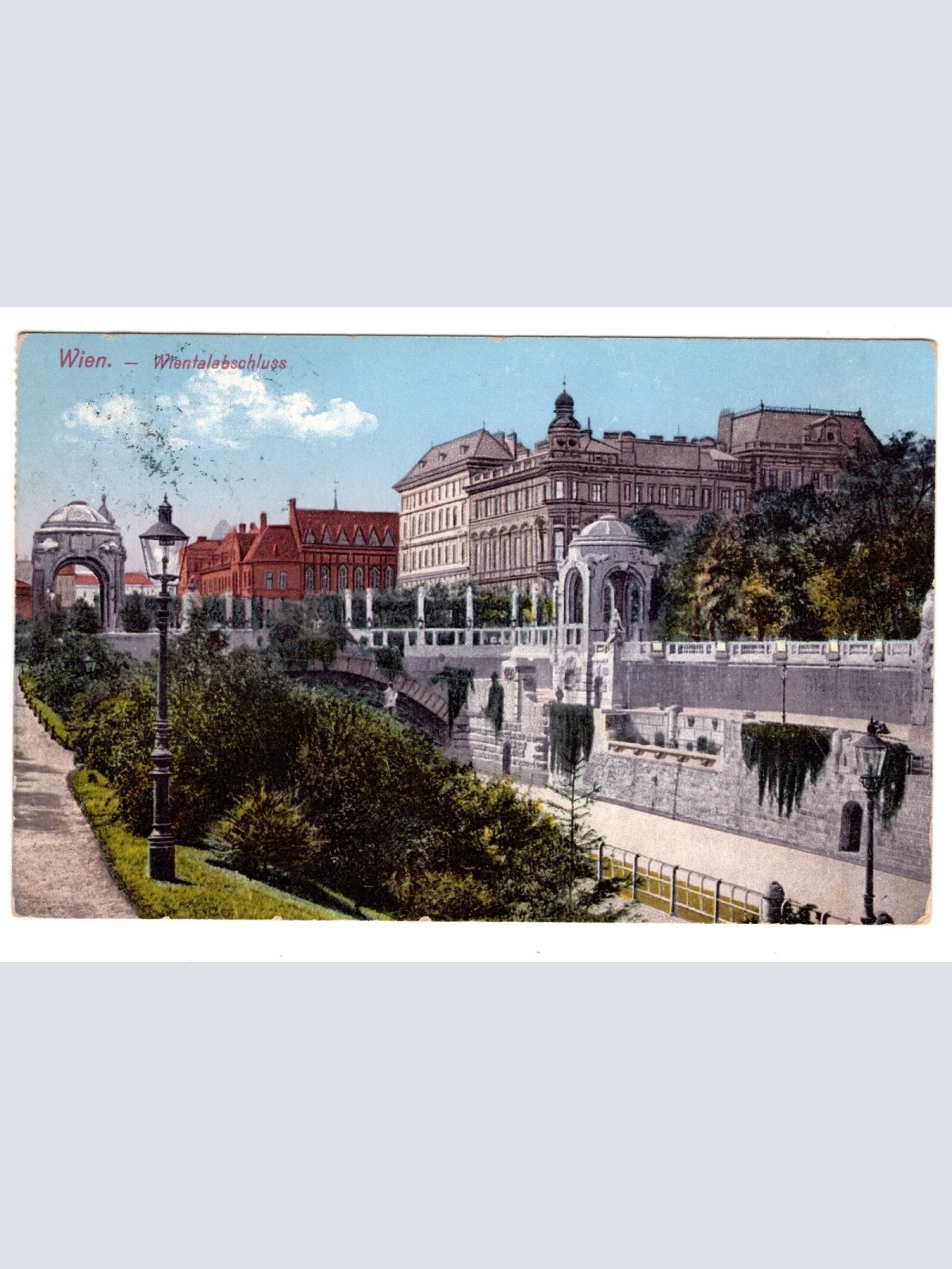 AK, Wien, Wientalabschluss, Ansichtskarte (S5855)
