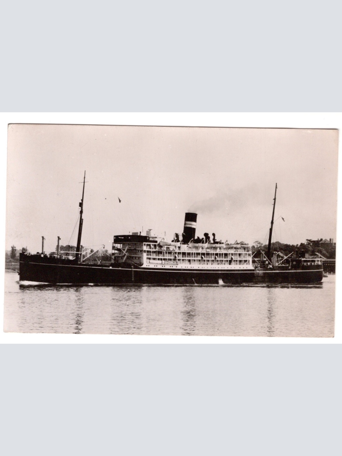 AK, B. I. S. N. Co., LTD, M. Class, Ansichtskarte (S5893)