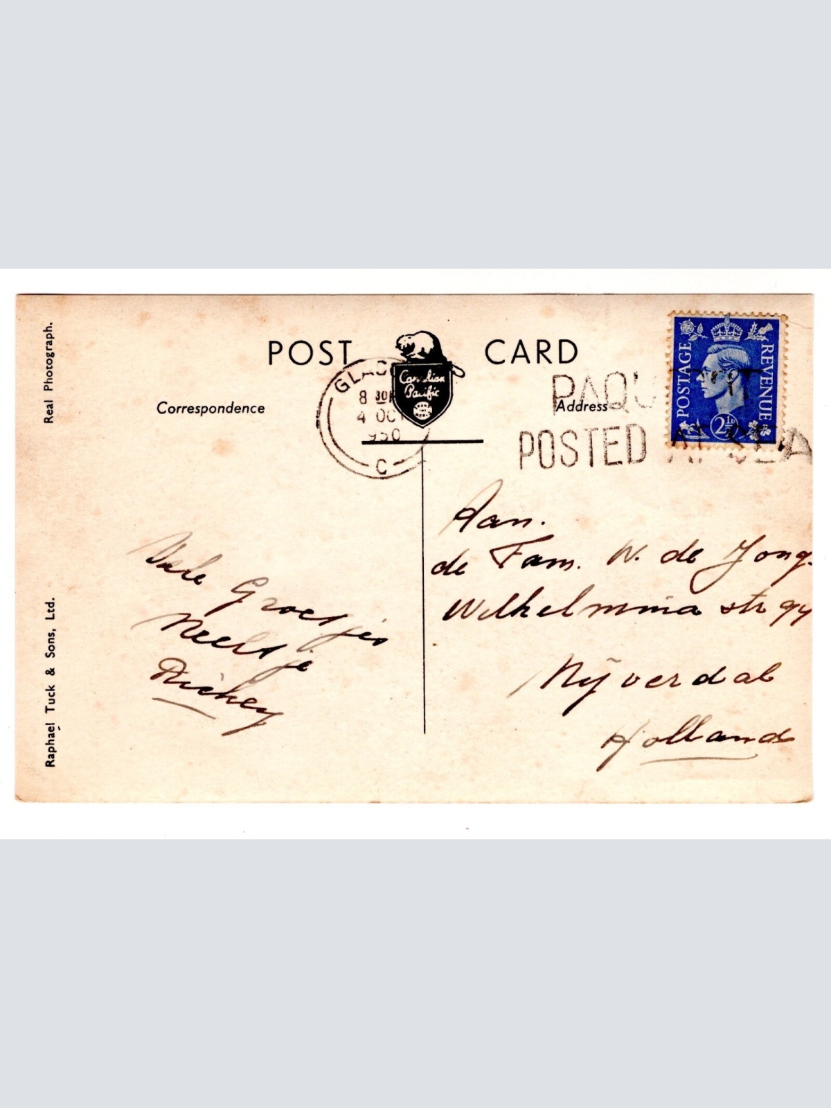 AK, S.S. Empress of Scotland, Ansichtskarte (S5902)