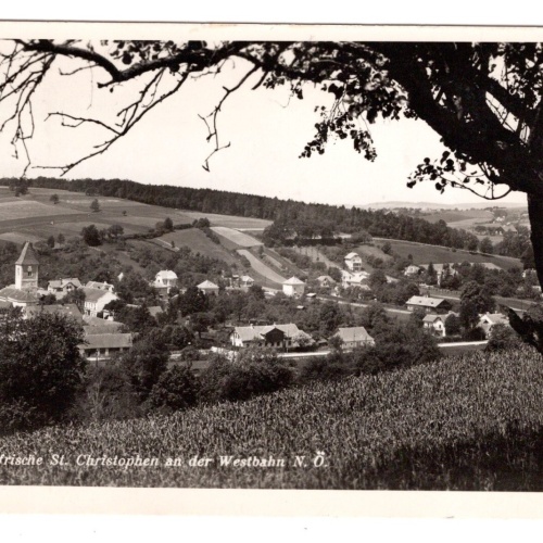 AK, St. Cristophen an der Westbahn, Niederösterreich, Ansichtskarte (S5925)