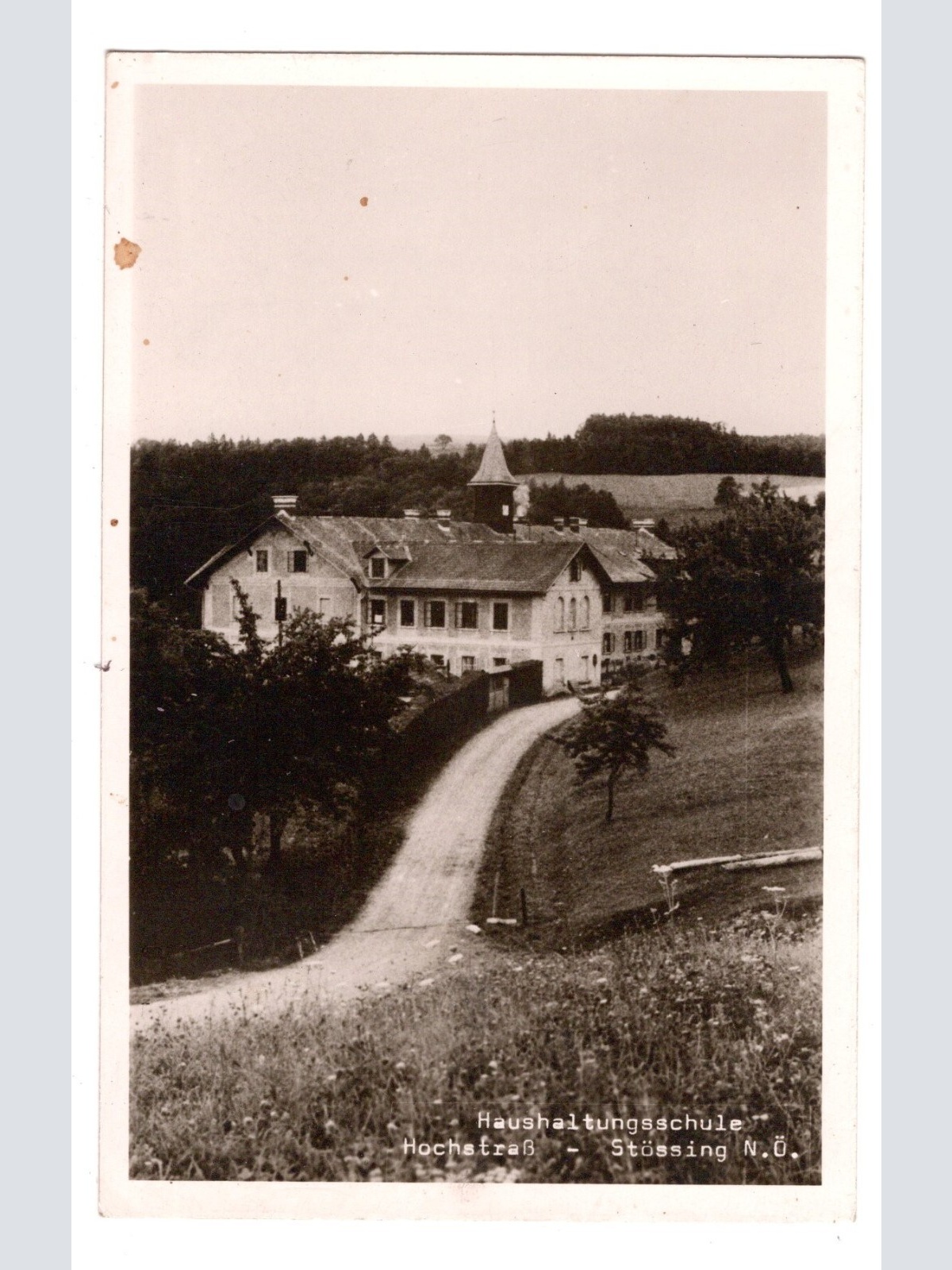 AK, Haushaltungsschule, Stössing, Niederösterreich, Ansichtskarte (S5935)