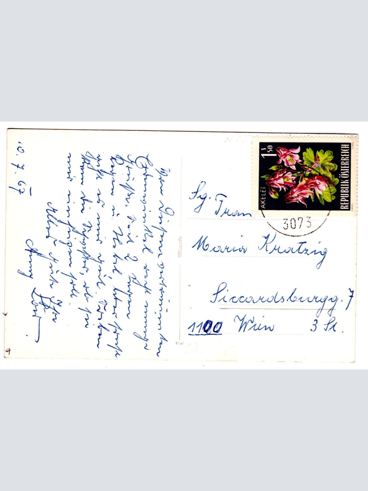 AK, Haushaltungsschule, Stössing, Niederösterreich, Ansichtskarte (S5935)