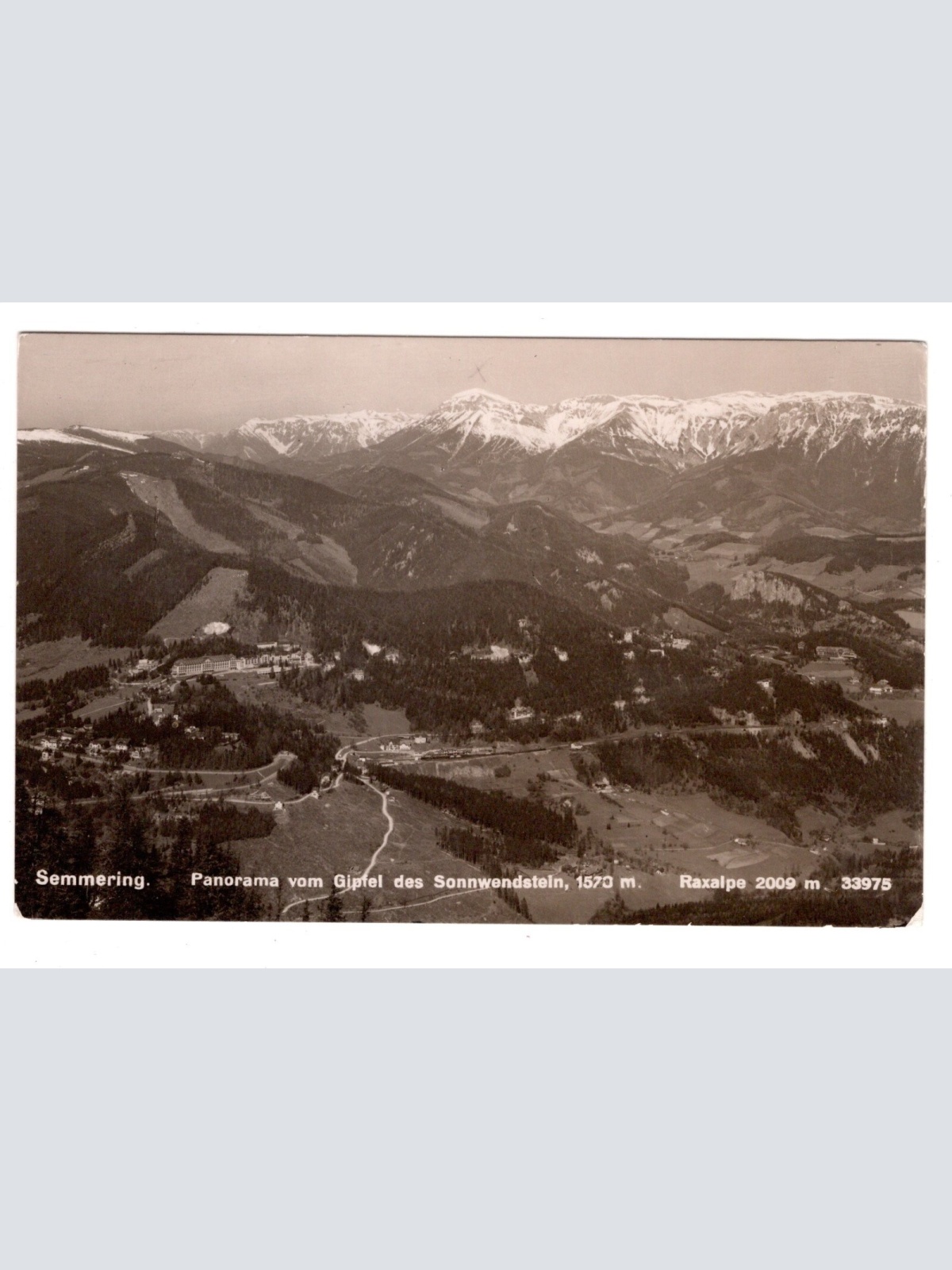 AK, Semmering, Sonnwendstein, Niederösterreich, Ansichtskarte (S5964)