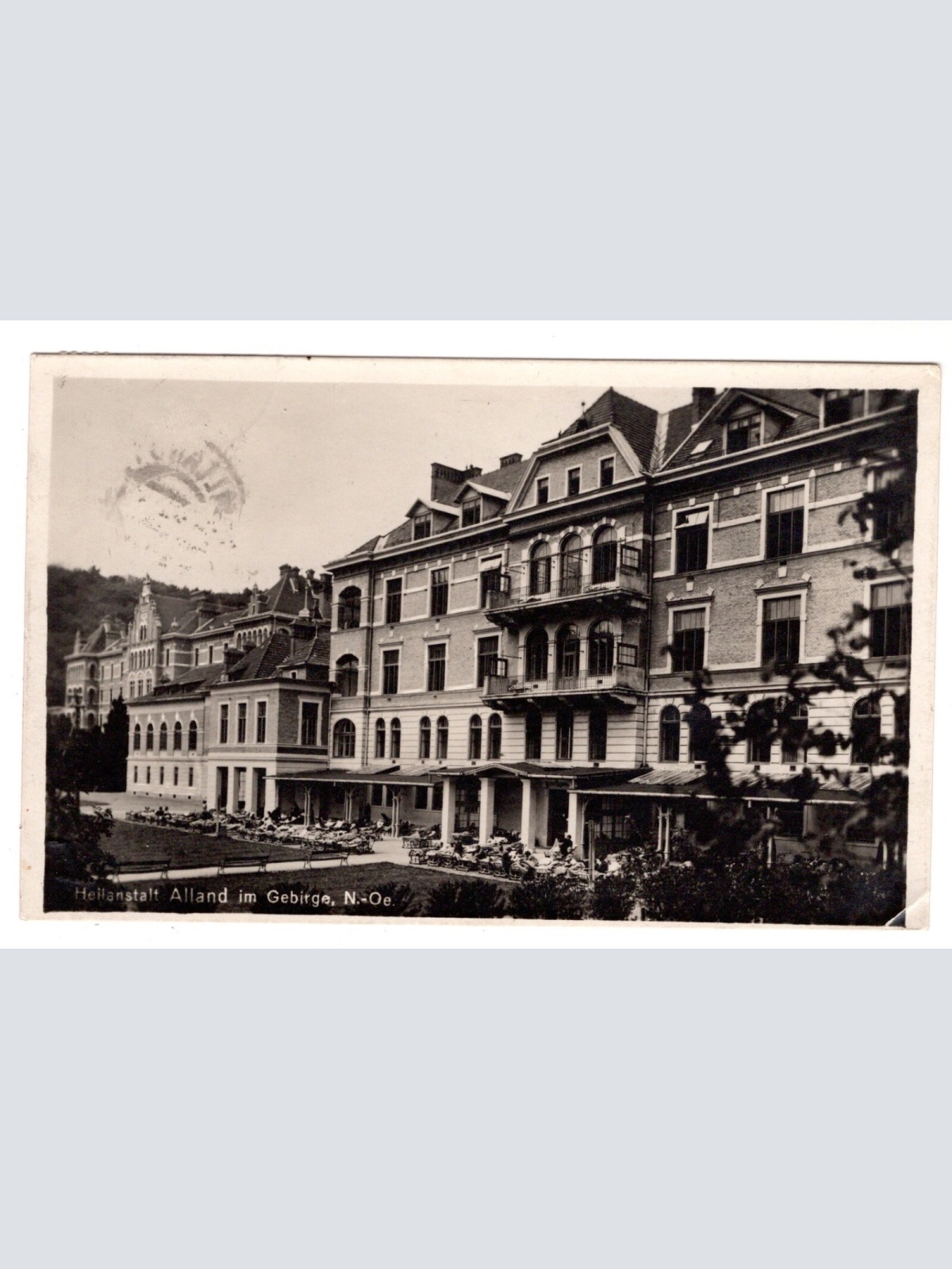 AK, Heilanstalt Alland im Gebirge, Niederösterreich, Ansichtskarte (S5967)