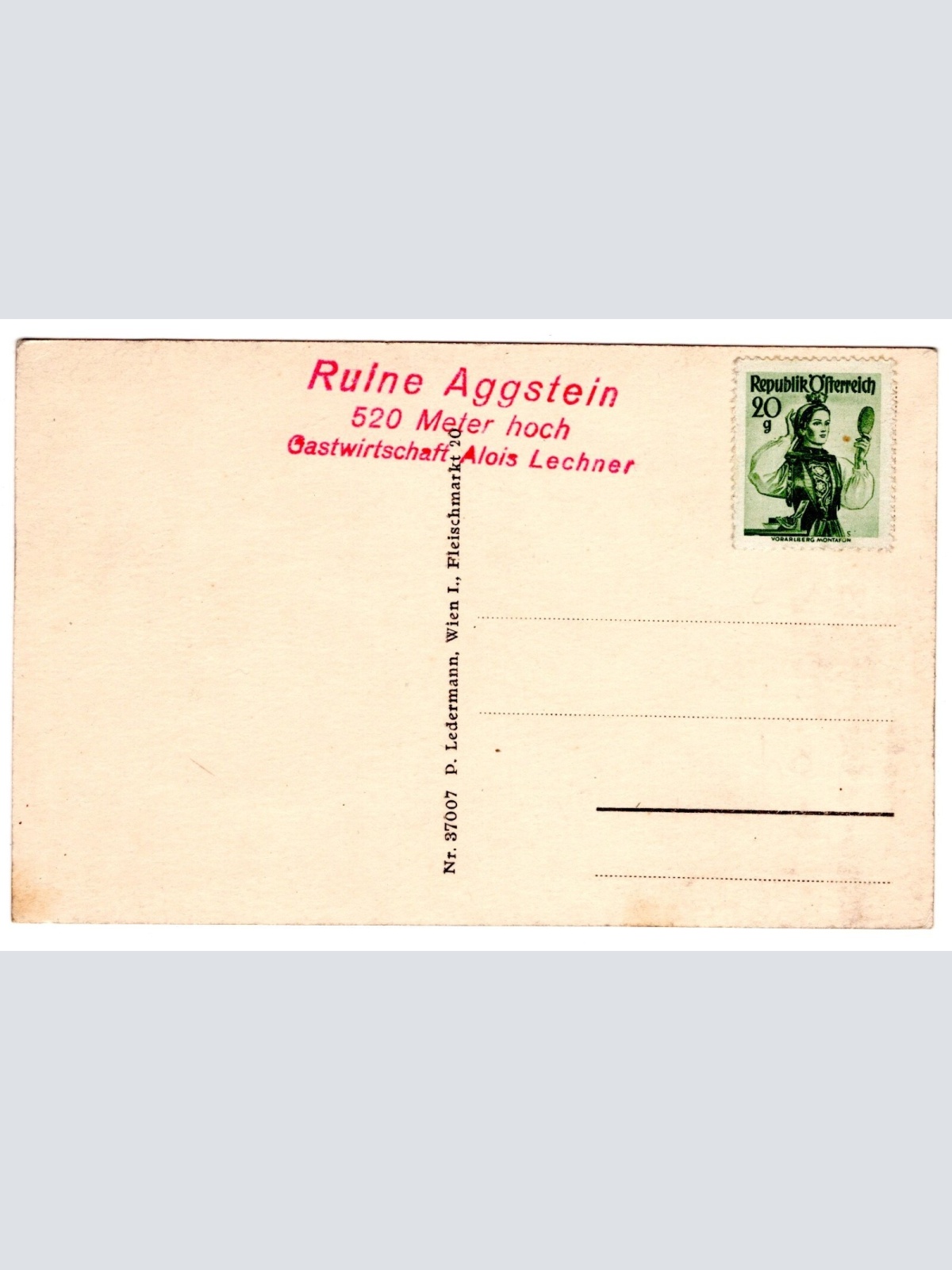 AK, Ruine Aggstein an der Donau, Niederösterreich, Ansichtskarte (S5968)