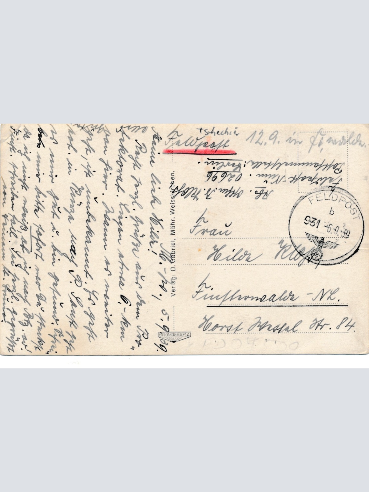 AK aus Mähr Weisskirchen Mehrbildkarte Tschechoslowakei Ansichtskarte (14286)