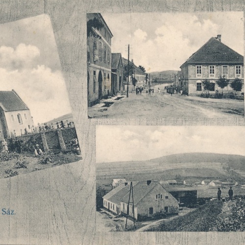 AK aus Porici n. Saz Tschechoslowakei Ansichtskarte (14287)