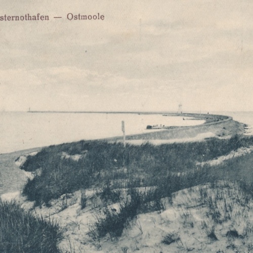 AK vom Seebad Osternothafen Ostermoole Polen Ansichtskarte (14290)